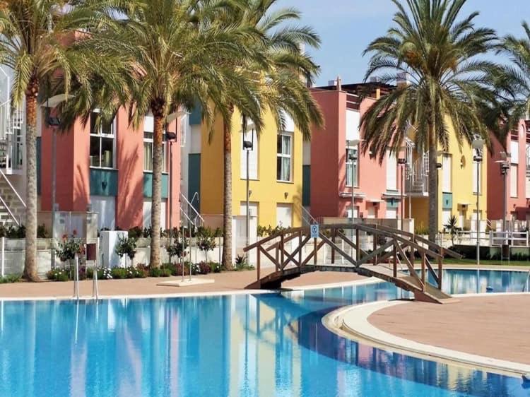 Atico Helena con solarium y jacuzzi privado en Laguna Beach Vera Exterior foto