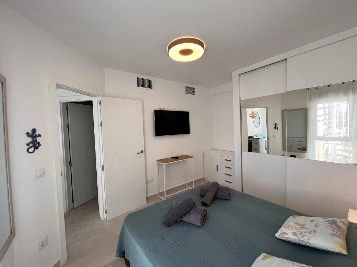 Atico Helena con solarium y jacuzzi privado en Laguna Beach Vera Exterior foto